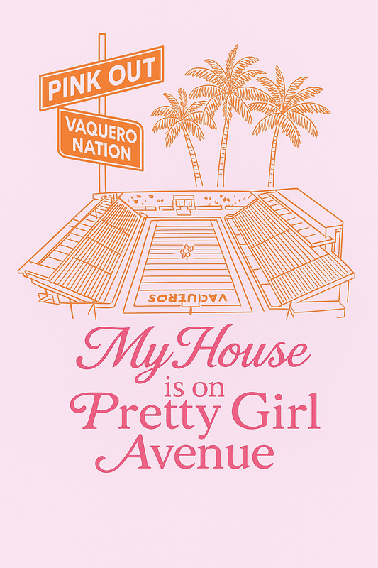 PINK OUT SPIRIT TEE SHIRT- NEXT DAY PICKUP