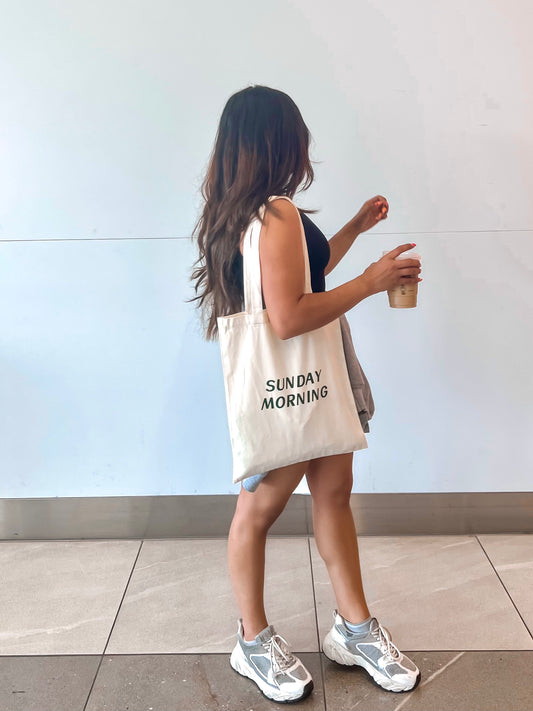 Sunday morning tote