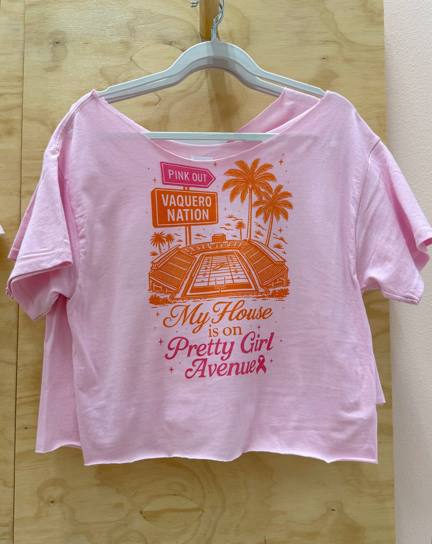 PINK OUT SPIRIT TEE SHIRT- NEXT DAY PICKUP