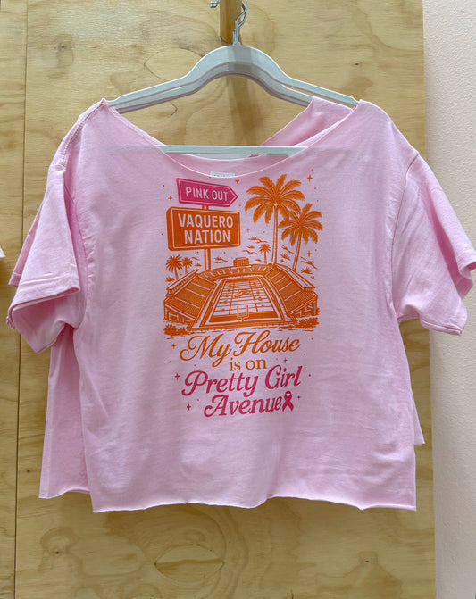 PINK OUT SPIRIT TEE SHIRT- NEXT DAY PICKUP